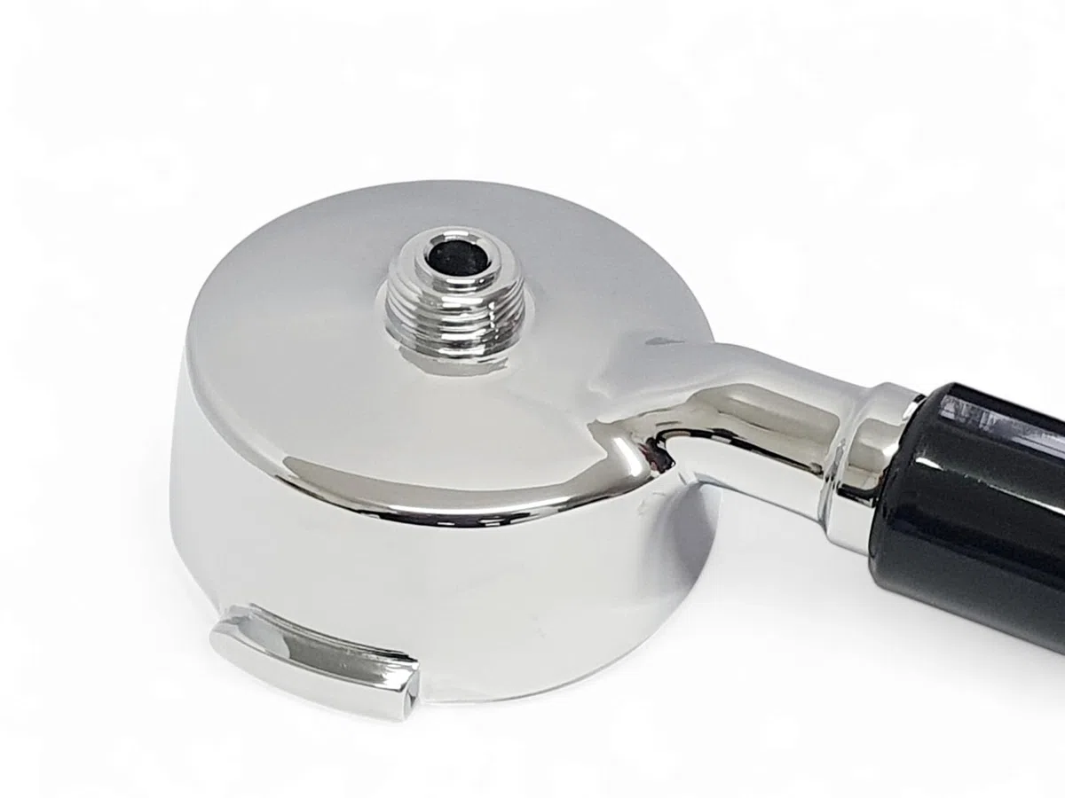 Portafiltro de repuesto para máquinas de espresso SAGE/BREVILLE de 58 mm, 2 boquillas, sin cesta
