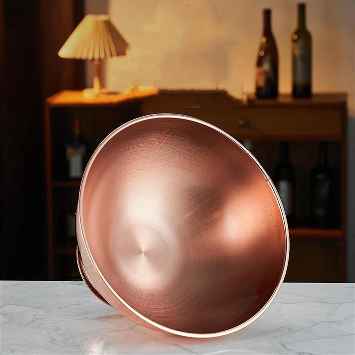 cubos de hielo Tina grande for bebidas con cubo de hielo acero inoxidable | For botellas de vino, champán o cerveza.(Silver)