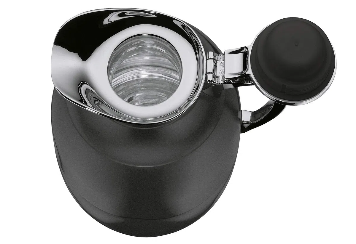 Alfi Juwel - Jarra aislada, color negro satinado, 1 l
