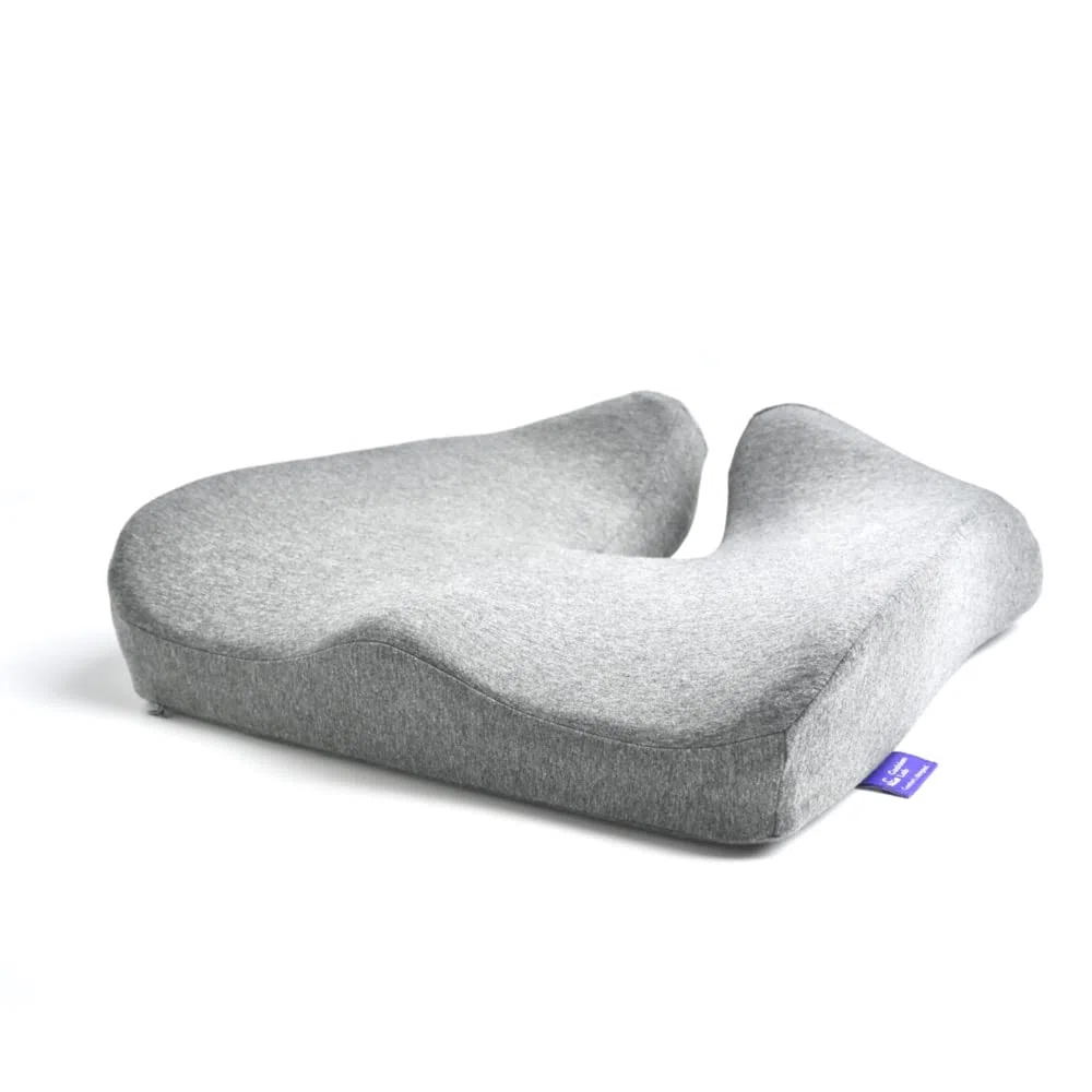 C Cushion Lab Cojín de Asiento Patentado para Alivio de presión para largas Horas sentadas en Silla de Oficina/hogar, automóvil, Silla de Ruedas, Espuma viscoelástica Extra densa para Cadera, coxis,