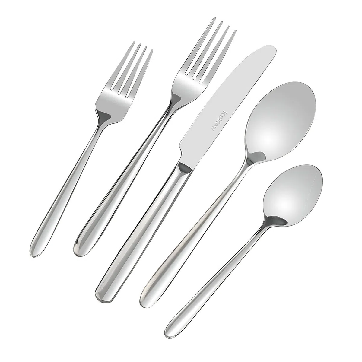 Kekow - Cubiertos de acero inoxidable