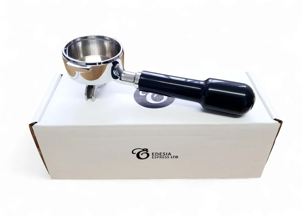 Portafiltro de repuesto para máquinas de espresso SAGE/BREVILLE de 58 mm, 2 boquillas, sin cesta
