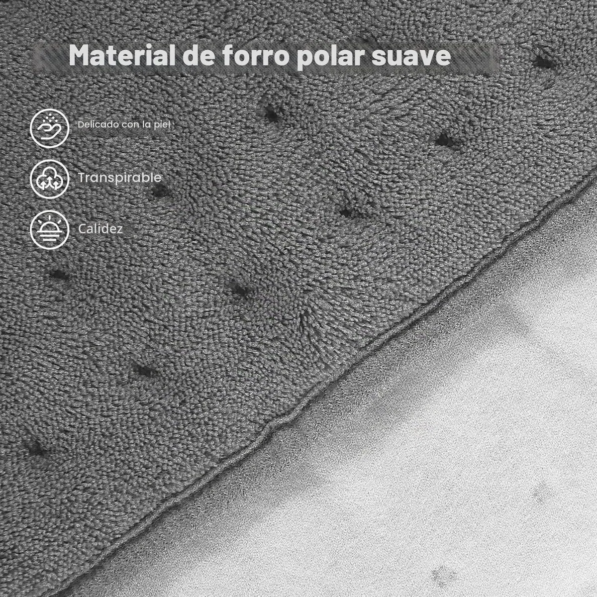 Manta Térmica Bajera Eléctrica 150x80 cm, Calientacamas Individual con 10 Niveles de Temperatura, Apagado Automático 1-9h, Lavable a Máquina, Fácil Instalación