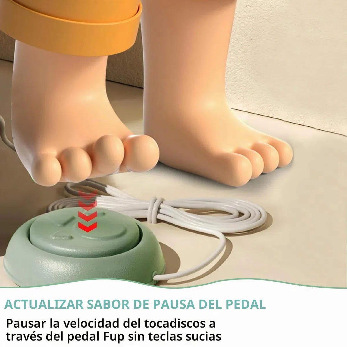 Mini disco de alfarería, 200 r/min, eléctrico, plato giratorio de 12 cm, máquina de arcilla con 8 herramientas de escultura, ajuste de velocidad sin niveles para proyectos de manualidades para niños y