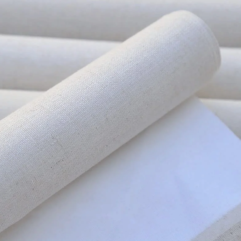 Lienzo para pintar Rollo de 5M Lienzo en blanco profesional para pintura capa de pintura al óleo acrílico lienzo mezcla de lino suministros de arte imprimados para artista lienzo en blanco 0324