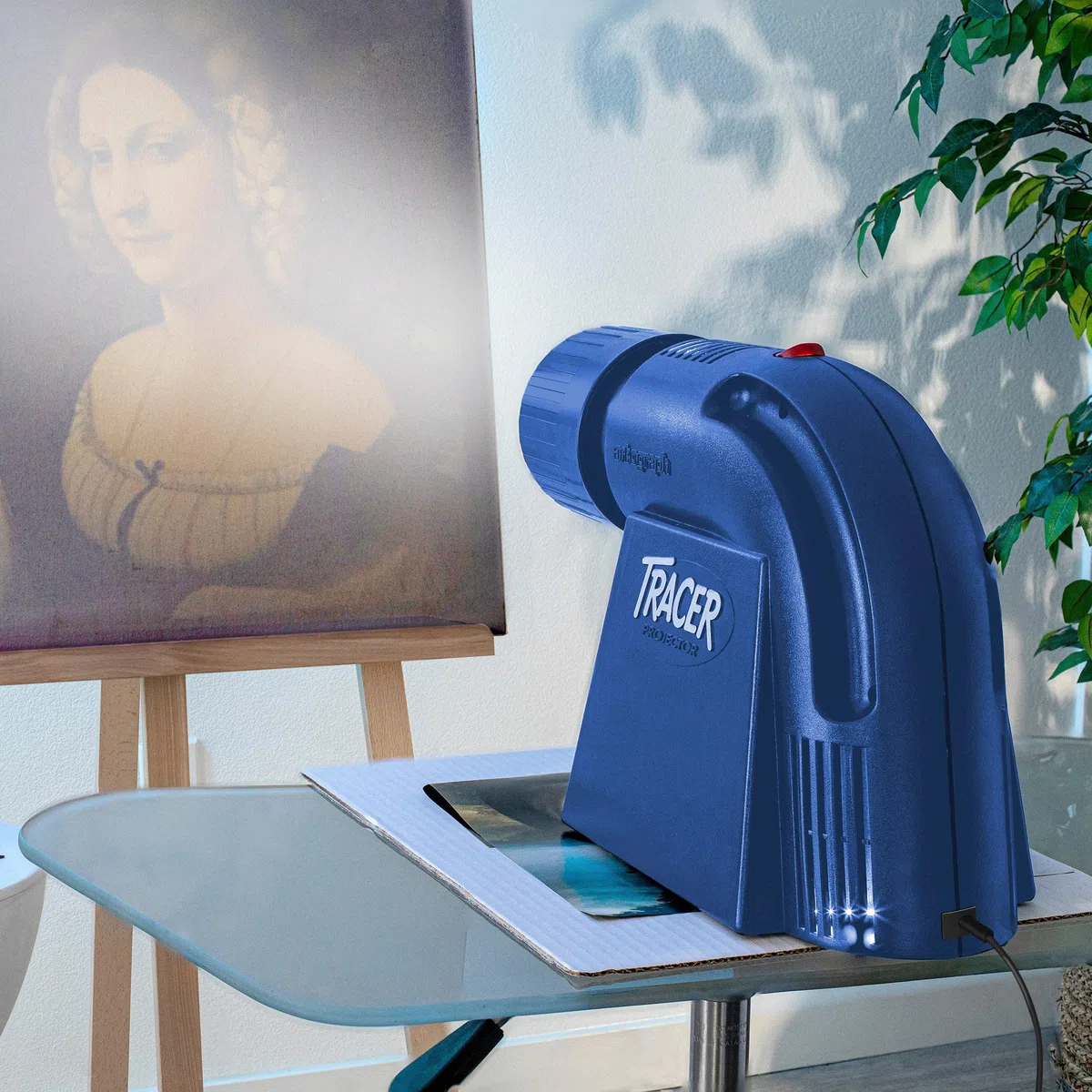 Artograph - Rastreador LED episcopo, Color Azul para reproducción de Dibujo, ampliación 2 a 14 Veces