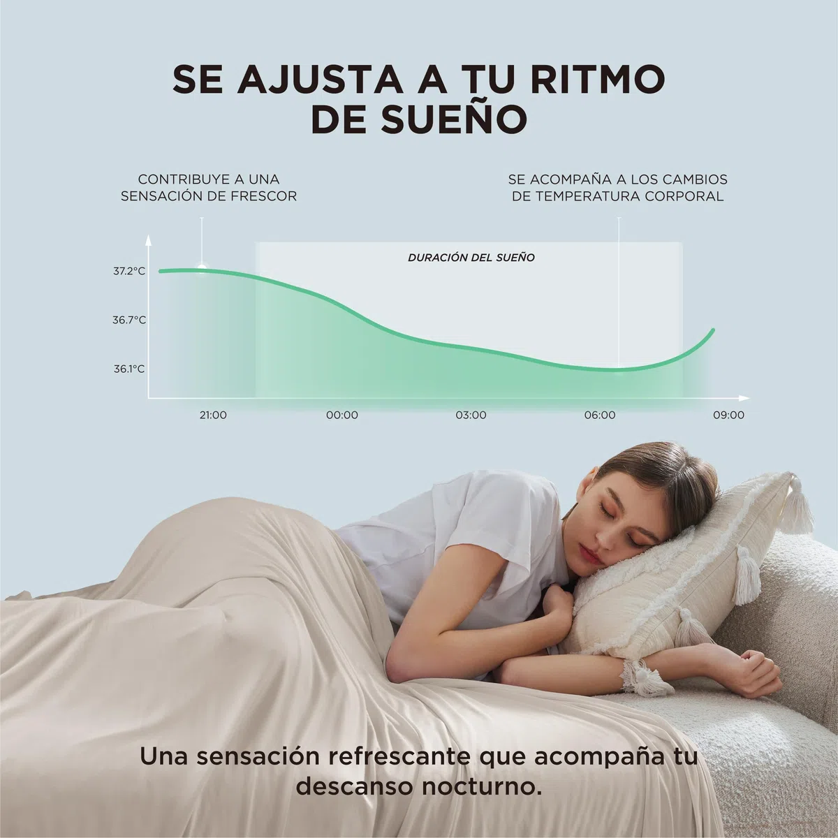 Bedsure Manta Refrescante para Personas – Manta de Verano con Fibras ARC-Chill Q-MAX >0.4, Ligera y Transpirable, Manta Sofá Verano para Personas Calurosas y Sudoración Nocturna, 150x200 cm, Beige