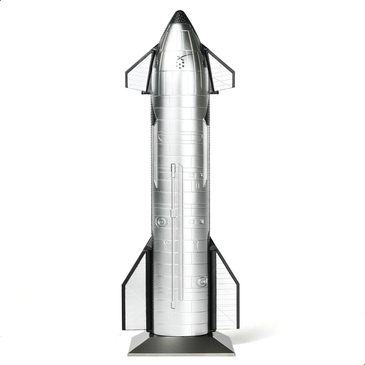 Modelo de cohete Starship 1/200 Dragon Spacecraft (10,4 pulgadas) adecuado para SpaceX Starship modelo estático adecuado para entusiastas del espacio modelos de cohetes o modelos de pantalla