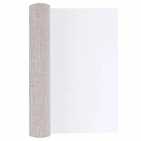 Lienzo para pintar Rollo de 5M Lienzo en blanco profesional para pintura capa de pintura al óleo acrílico lienzo mezcla de lino suministros de arte imprimados para artista lienzo en blanco 0324