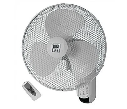 VENTILADOR DE PARED BLANCO, ASPAS TRANSPARENTES