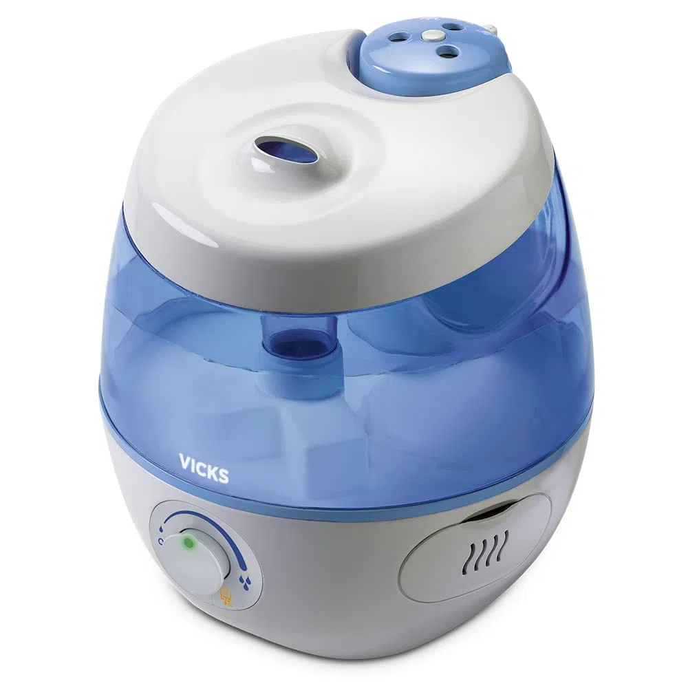 Vicks Sweet Dreams Cool Mist Humidificador, proyector para bebés, Para dormitorios de niños y guarderías,Habitaciones de hasta 35 m², 1 VapoPad incluído, Tecnología ultrasónica silenciosa,VUL575