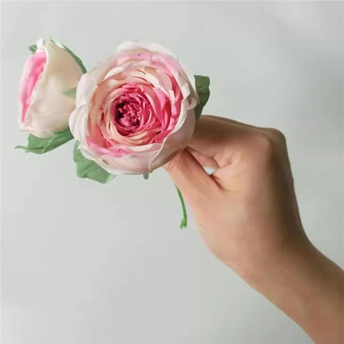 Juego de herramientas para hacer flores de tela, herramientas para hacer flores de tela con cabezales de planchado, ideal para manualidades de flores artificiales