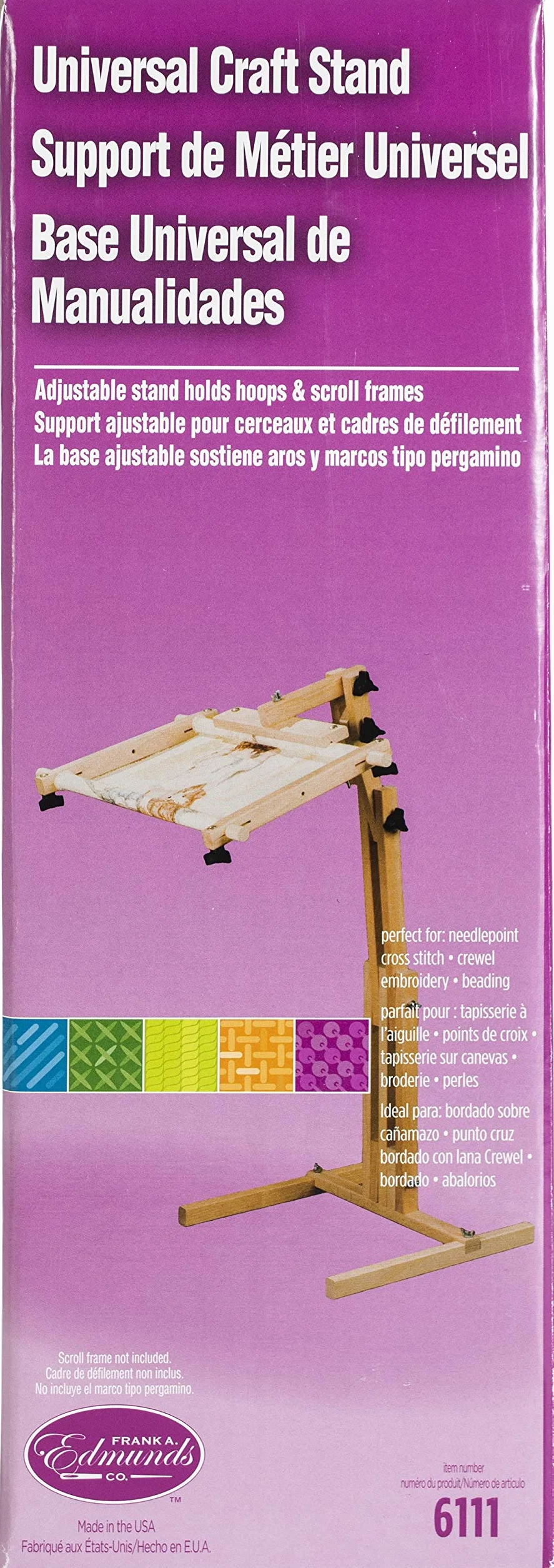 Edmunds Universal Soporte para Manualidades, Madera, Otros, 6111
