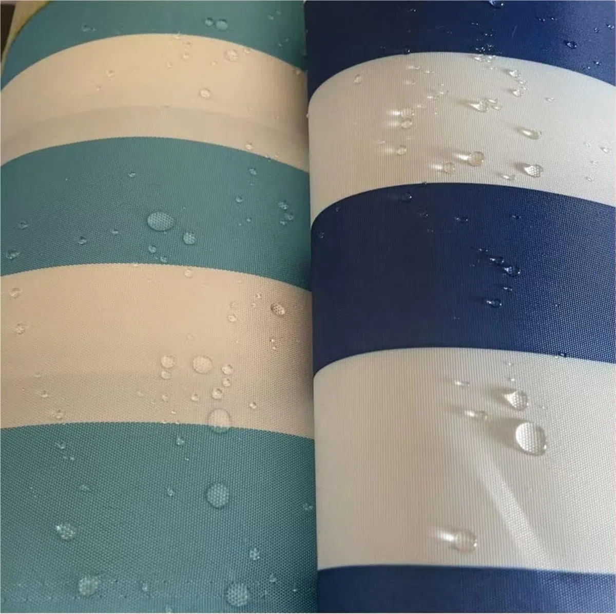 SXBCyan Funda Puff Flotante For Piscina, Sin Relleno, For Exteriores, Impermeable, Resistente A La Intemperie, For Patio Y Piscina, Flotadores Impermeables For Piscina.(Navy Blue Striped)