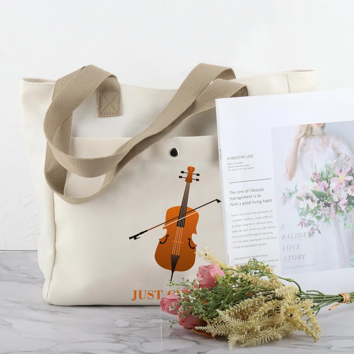 BDPWSS Just Cellin' Funny - Bolso de mano reutilizable para violonchelo orquesta músico de violonchelo