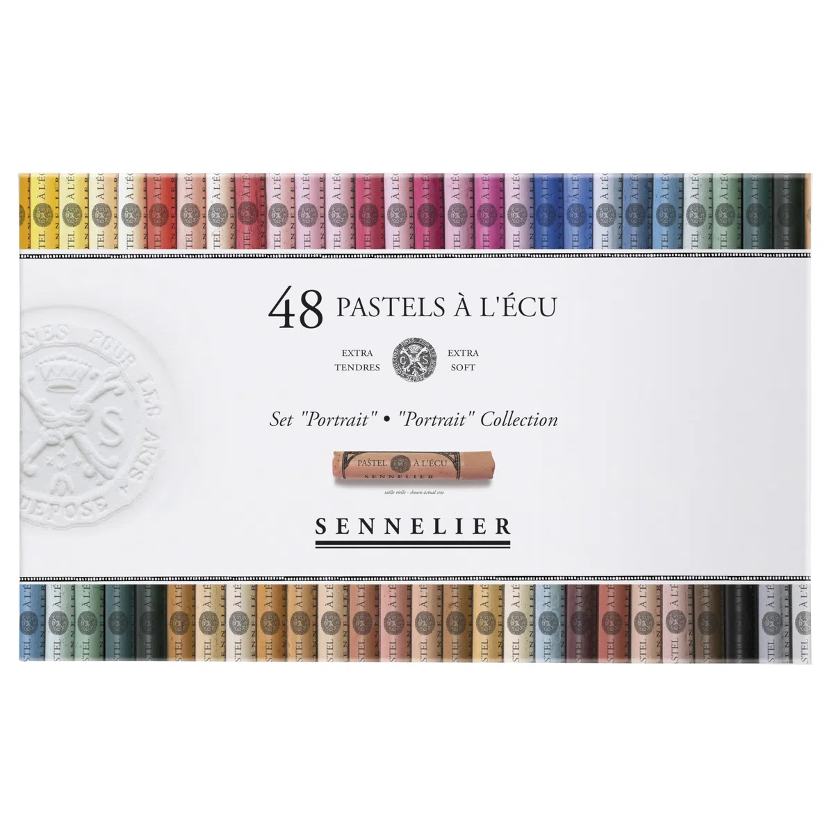 SENNELIER Juego De Pasteles Extrasuaves Verticales 48 Piezas
