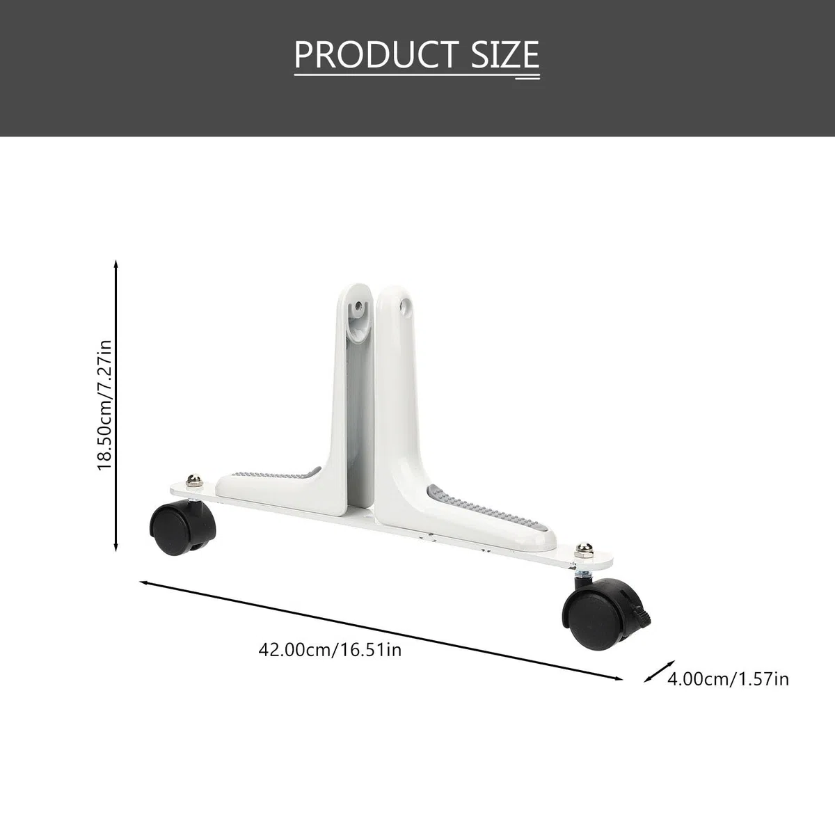 Soporte Divisor de Aleación de Zinc con Ruedas Móviles para Pantallas y Separadores de Ambientes en Sala y Dormitorio Blanco Resistente y Duradero