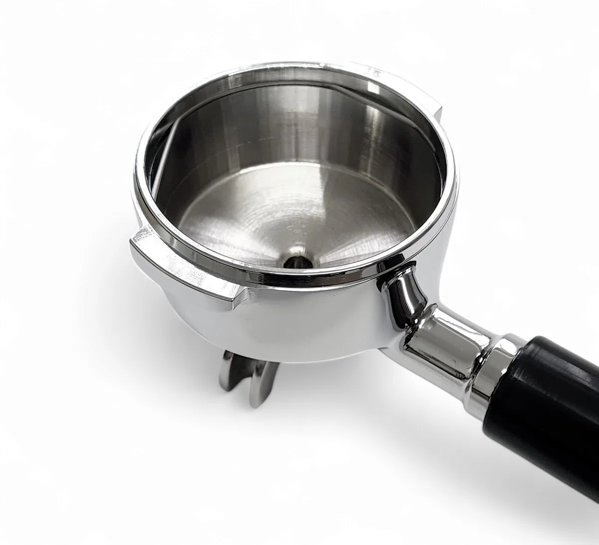 Portafiltro de repuesto para máquinas de espresso SAGE/BREVILLE de 58 mm, 2 boquillas, sin cesta