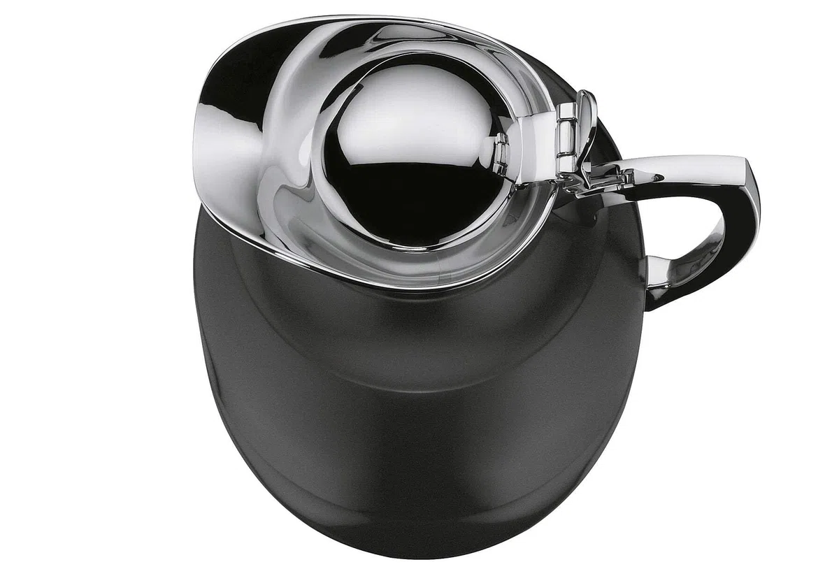 Alfi Juwel - Jarra aislada, color negro satinado, 1 l