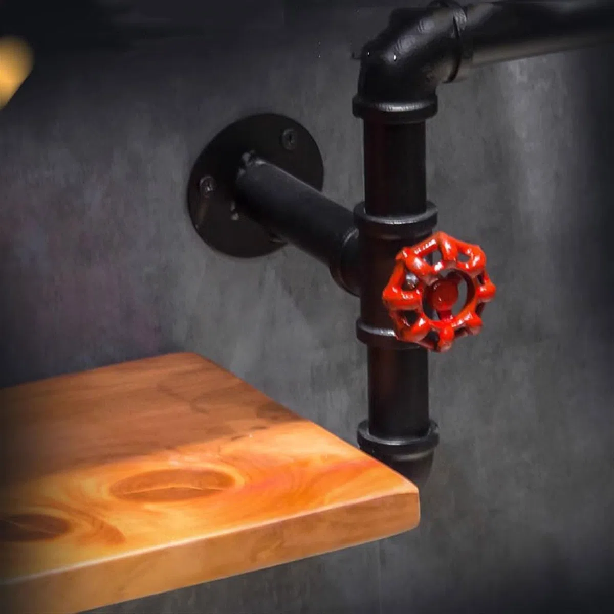 Botelleros Enfriador de Vino de Estilo Industrial Creativo, Estante de Vino montado en la Pared for el hogar, Estante de Pared de Tubo de Hierro, decoración Botellero de Vino Mesa