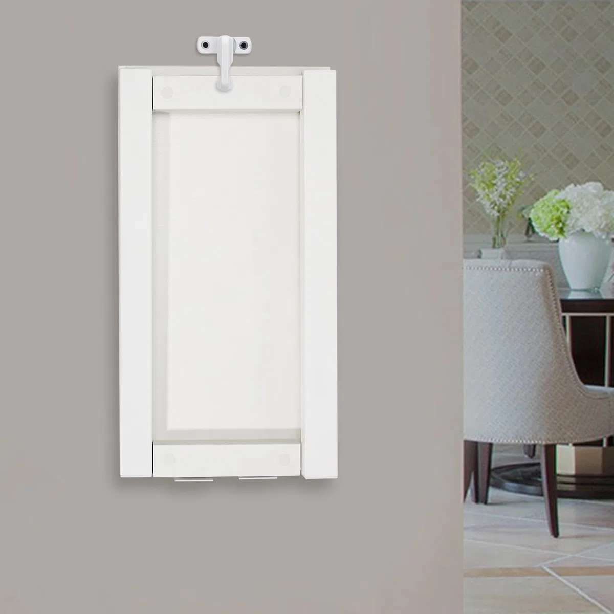 Mesa plegable montada en la pared, ahorra espacio y es ideal para caravanas, dormitorios, estudios y salones. més