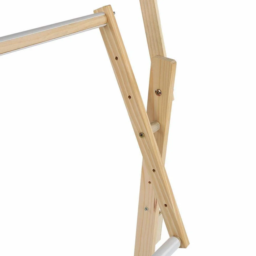 SOULONG Ajustable Soporte de Piso de Marco de Punto de Cruz Rotación de 360 Grados Marco de Bordado de Madera