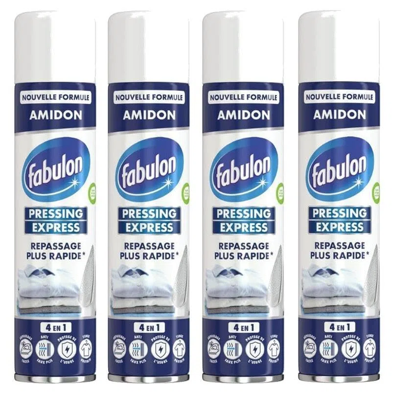Fabulon Pressing Express - Spray para planchado (4 x 400 ml)