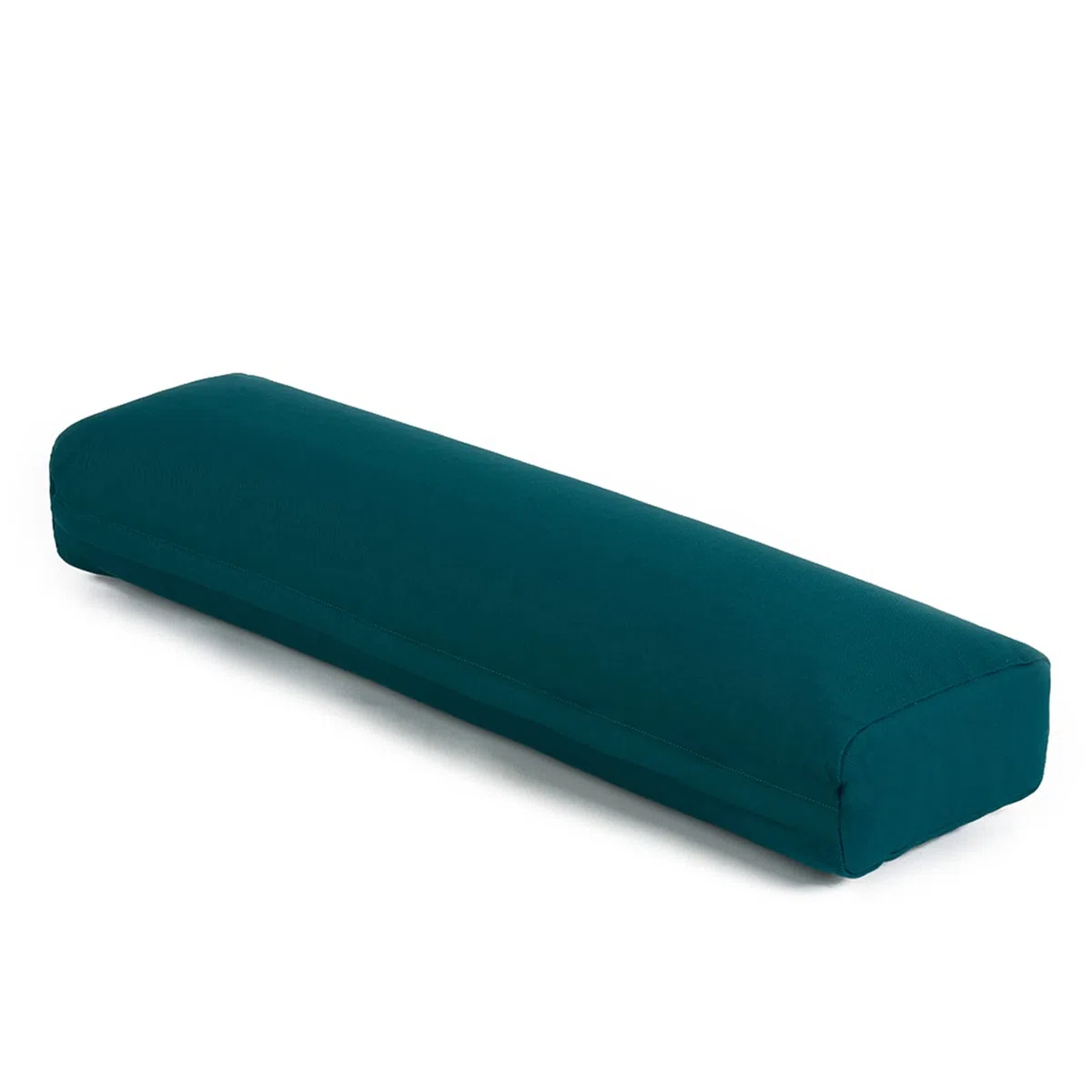 Yoga Studio EU Pranayama - Cojín de trigo sarraceno, 18 cm x 63 cm x 10 cm, cojín de meditación y yoga con funda de algodón orgánico, ligero