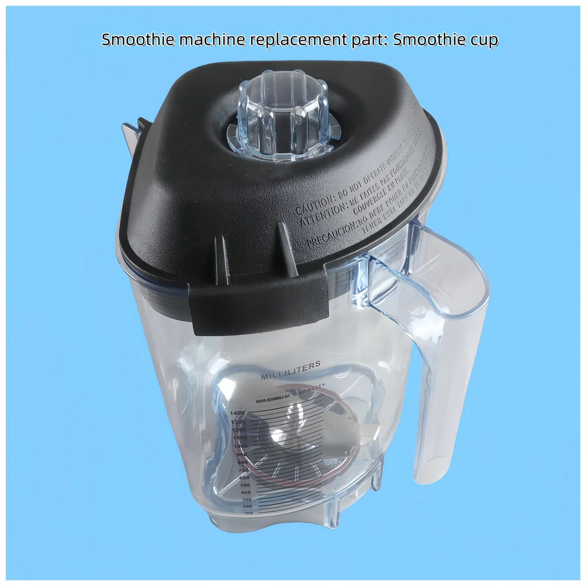 [Compatible con la licuadora Vitamix] Repuesto de vaso for licuadora VM0149/VM0122/0127, vaso for licuadora con juego de cuchillas, vaso for bebidas frías de Tritan de grado alimenticio, vaso for licu