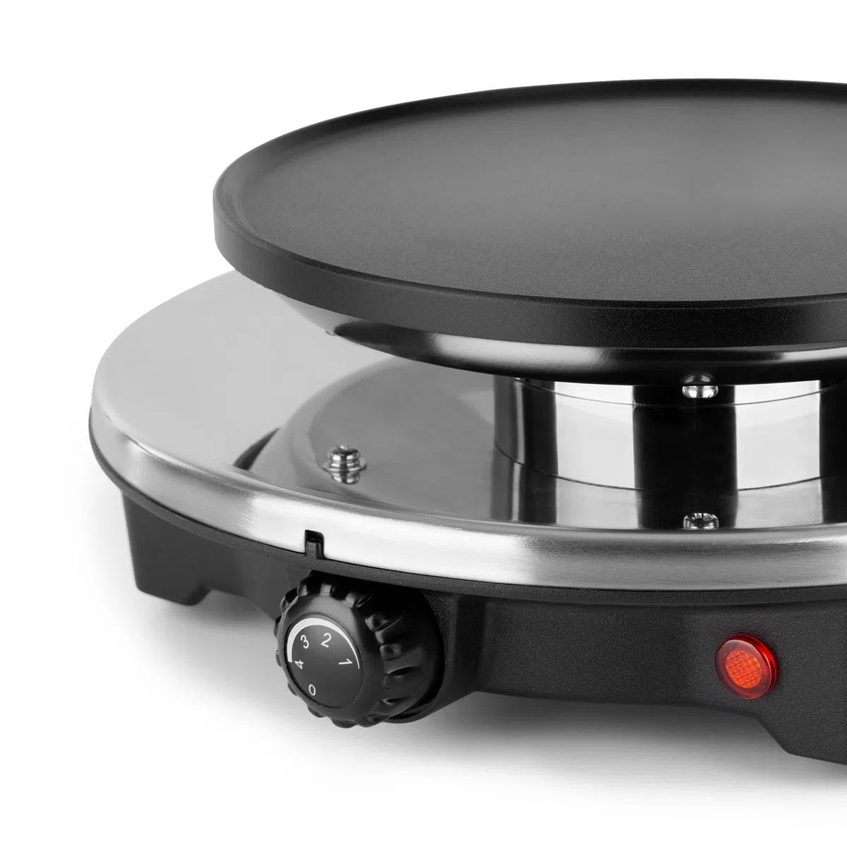 Klarstein Sirloin - Fondue de Queso, Para fiestas, Olla de cerámica esmaltada, Potencia de 1200 W, Placa de aluminio fundido, Termostato, Antideslizante, Negro