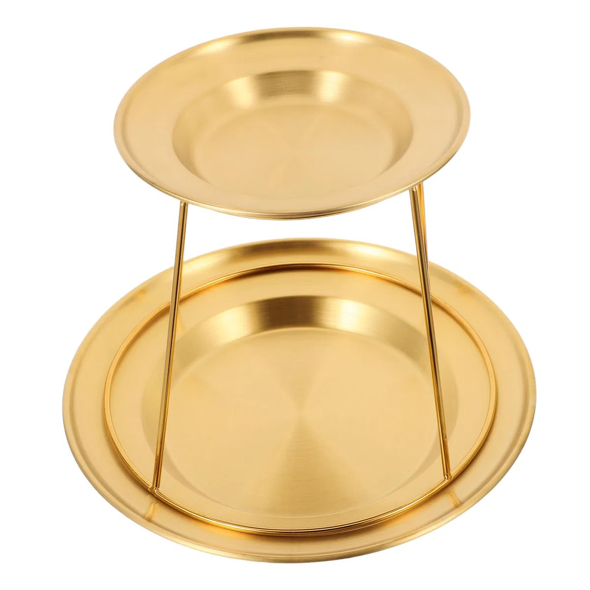 Soporte para Exhibición de Mariscos de Acero Inoxidable Doble Capa, Diseño Multifuncional y Fácil Limpieza, Adecuado para Buffet y Presentación Elegante