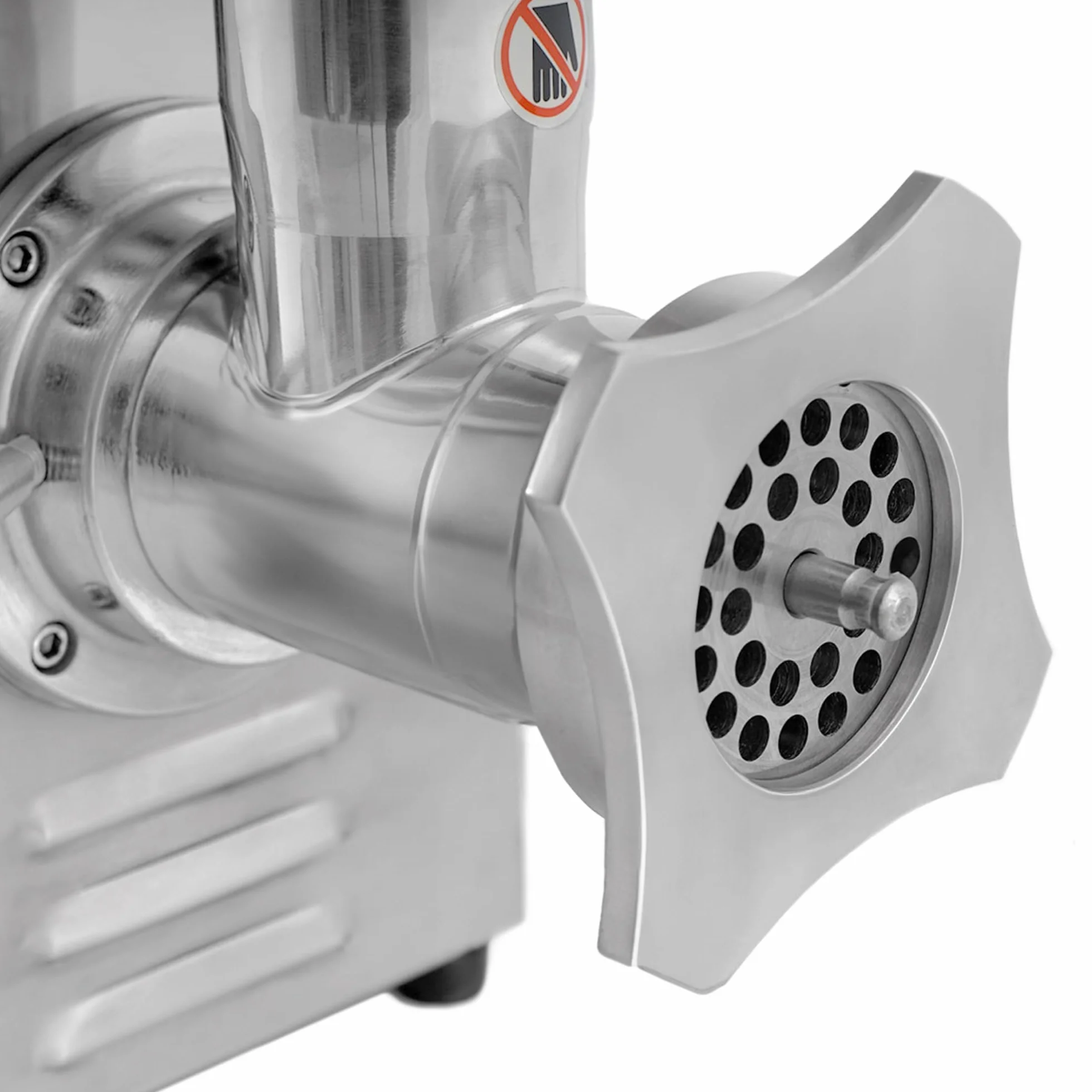 Mahlzeit Picadora Eléctrica de Carne Profesional de Acero Inoxidable | 750 W - 150 kg/h | Máquina para Embutir para Gastronomía | Embutidora | Máquina para Rellenar Salchichas, Picadora