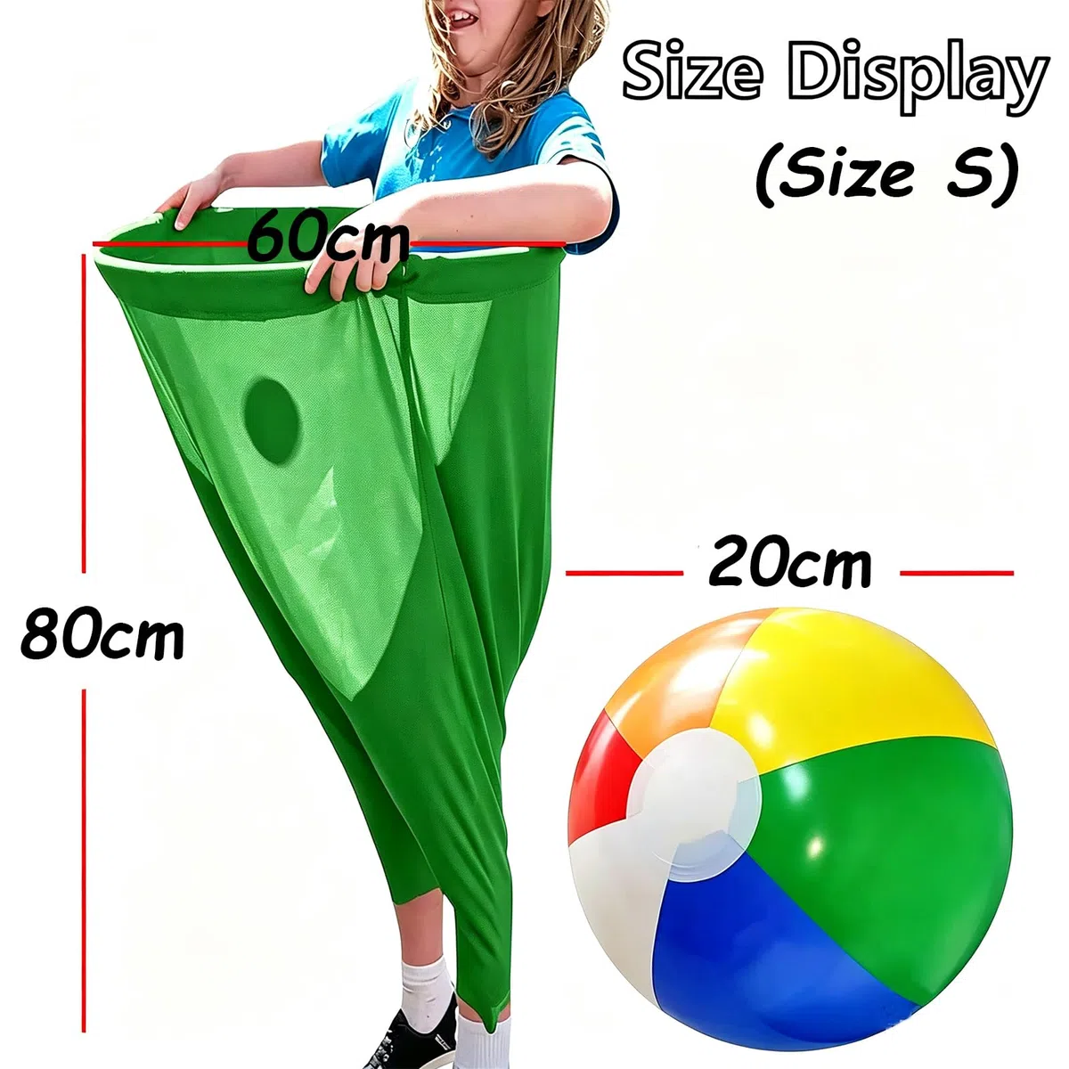 Juego Al Aire Libre Granny Pants | Pantalones Gigantes EláSticos Con Pelotas Y Bomba De Inflado,Divertido Lanzamiento Para Fiestas En El JardíN NiñOs Adultos