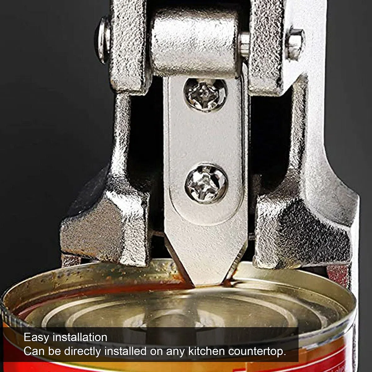 Ejoyous Abrelatas Manual Abrelatas Manual Estructura Robusta Abrelatas Resistente para para Fábricas De Alimentos para Bares para Restaurantes para Hoteles